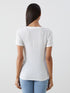 LC Waikiki V Neck Textured Women's T-Shirt
